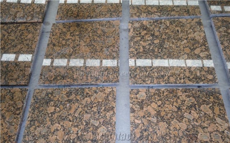 Hot Sale Giallo Fiorito Granite Polished Tiles & Slabs for Floor and Wall Covering