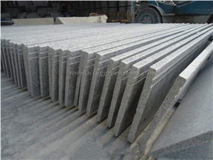 Popular Grey Granite, G603/China Grey Granite Stairs, Padang White, Sesame Grey Granite Steps & Risers, Stair Treads & Thresholds, Xiamen Winggreen Manufacturer