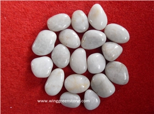 River Stone, Pebble Stone, White Pebble Polished
