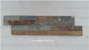 Rusty Slate Cultured Stone, Mix Color Slate Tile
