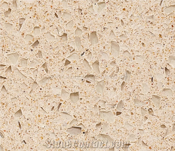 Starfish Yellow Quartz Surface, Artificial Quartz Slab and Tile
