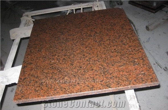Tianshan Red Granite Slabs & Tiles, Cut to Size, China Red Granite for Floor and Wall Covering