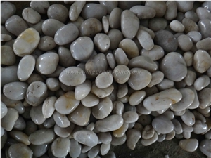 White Pebbles/White River Pebbles/White Polished & High Polished Pebbles for Pebble Walkway