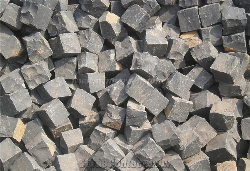 Zhangpu Black Granite Cube Stone & Pavers, Exterior Paving Stone for Floor Covering