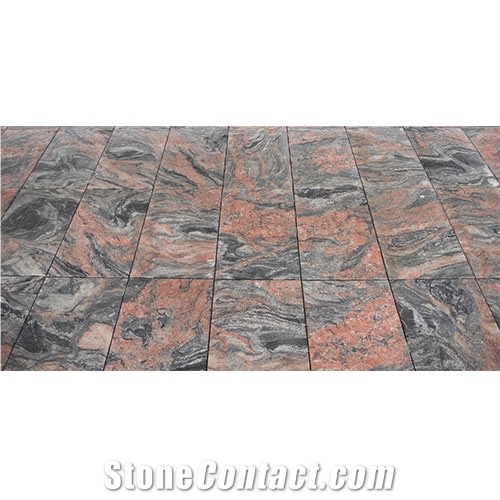 China Multicolor Red Granite Tiles & Slabs, Polished for Floor and Wall