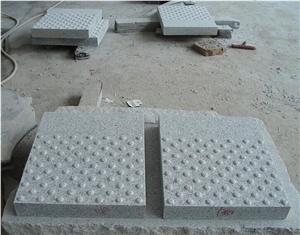 Chinese Cheap Grey Granite,Blind Man Paver Stone , Polished for Floor and Wall