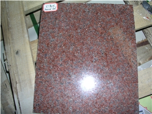 Chinese Cheap Grey Granite,Imperial Red Tile, Polished for Floor and Wall