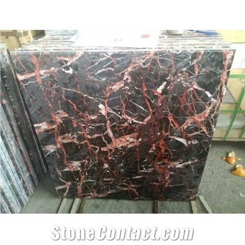 Chinese Cheap Grey Marble, Cuckoo Red Marble Tile & Slab, Polished for Floor and Wall