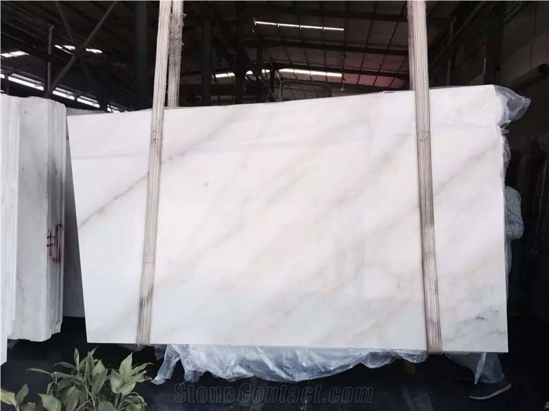 Chinese Cheap Grey Marble ,Guangxi White Marble Slab, Polished for Floor and Wall