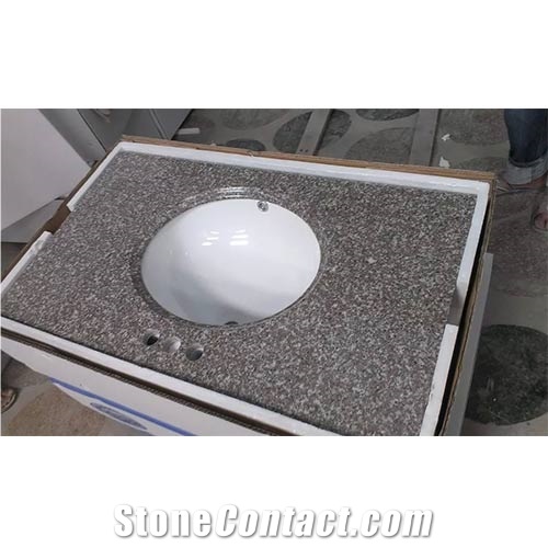 Chinese Granite Countertop, G664 Granite Polished Bathroom Countertops, Bathroom Vanity Tops