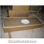 Chinese Yellow Granite Countertops, G682 Granite Bathroom Countertops, Vanity Tops