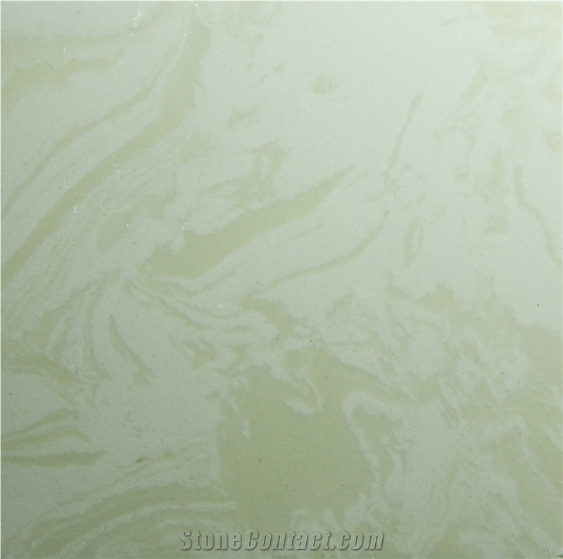 Artificial Stone Light Brown White Marble Slab Fg021