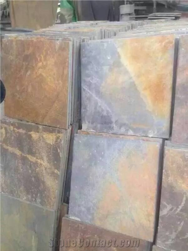 Jiangxi Black Slate Slabs & Tiles,Xingzi Kailei Stone Factory Slate Tile