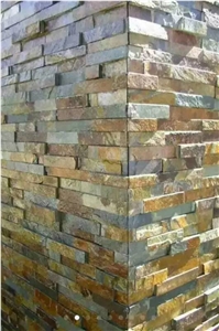Xiayunling Rust Slate Cultured Stone, Stone Wall Decor