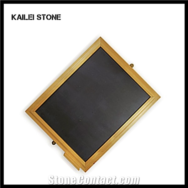 Xingzi Kailei Stone Factory Bamboo & Slate Trays, Jiangxi Black Slate Trays