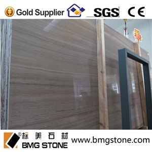 Brown Wood Marble Wall Tiles, China Brown Marble