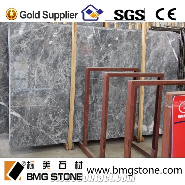 China Silver Ermine Polished Marble Slab Marble Slab Price