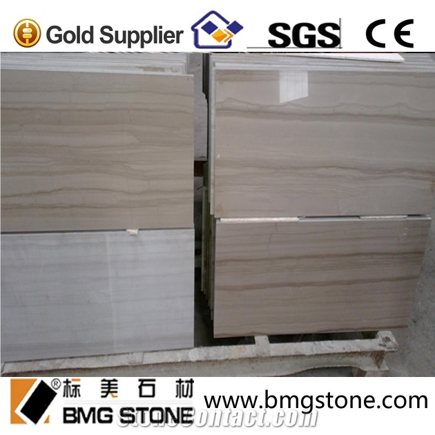 Chinese Athen Wood Grain Marble Wall and Floor Covering