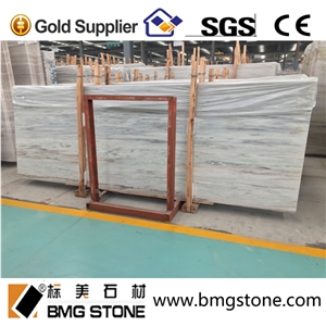 Crystal White Wood Marble, Chinese Marble Slabs Tiles & Slabs