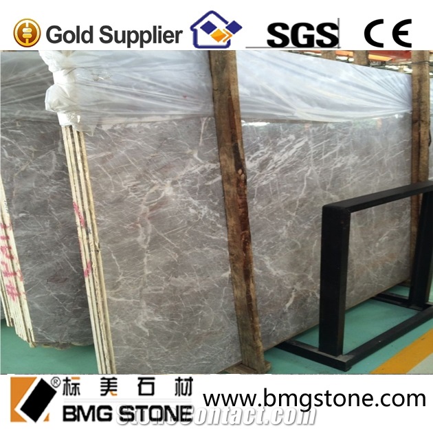 High Grade Natural Pascal Grey Marble Floor Tiles for Hotel