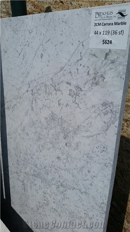 2cm Carrara Marble Slabs