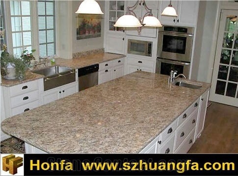 Giallo Granite Countertops, Brown Granite Kitchen Countertops