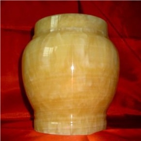 China Yellow Onyx Cremation Urns