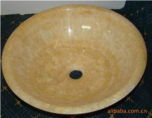 China Yellow Onyx Sinks & Basins