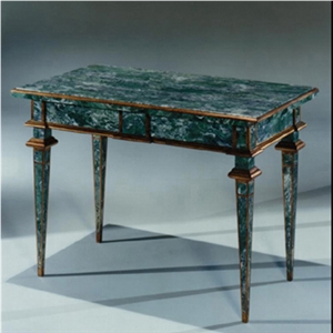 Verde Alpi Marble Tables