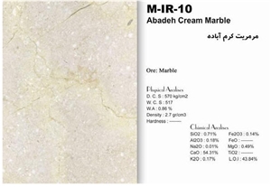 Abadeh Cream Marble, Abadeh Marble, Beige Polished Marble Floor Tiles