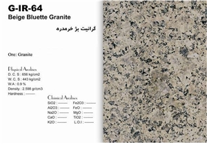 Beige Bluette Granite Tiles & Slabs, Polished Granite Flooring Tiles