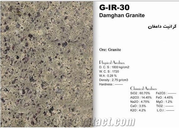 Damghan Granite Tiles & Slabs, Green Polished Granite Flooring Tiles, Walling Tiles