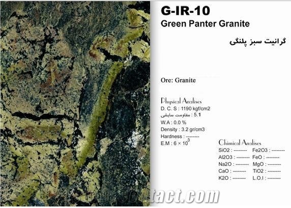 Green Panther Granite Tiles & Slabs, Birjand Pitsh Granite Polished Tiles & Slabs Iran