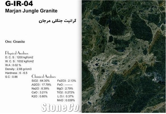 Marjan Jungle Granite Tiles & Slabs, Green Polished Granite Floor Tiles, Wall Tiles
