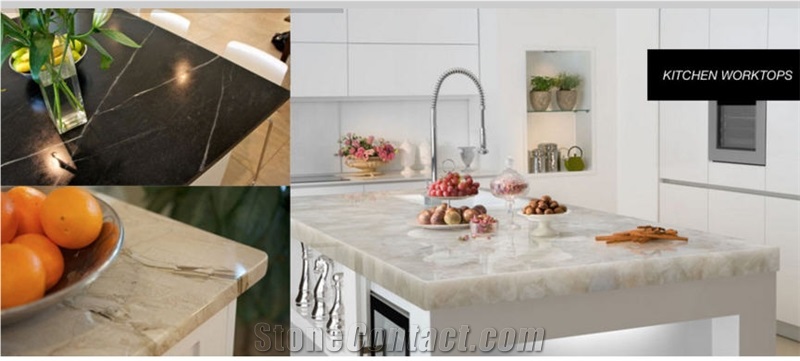 Marble Kitchen Work Tops, Countertops