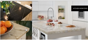 Marble Kitchen Work Tops, Countertops