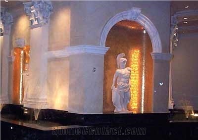 Spanish Black Marble Fountains, Nero Marquina Marble Fountains Spain