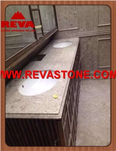 Betulla Grey Marble Bath Top, Chinese Marble Countertop, Betulla Grey Marble Countertop, Polished Grey Marble Vanity Tops