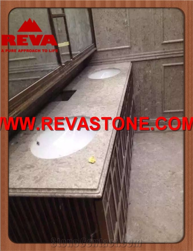 Betulla Grey Marble Stone Table Top,Chinese Grey Marble Stone Table,Ice Grey Marble Stone Table Bath Top