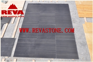 Chinese Black Wooden Marble Tiles & Slabs, High Quality China Black Wood Vein, Polished Royal Forest Cut to Size, Solid Surface Stone for Interior Flooring & Wall Covering