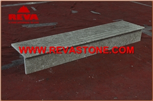 Chinese Gray Marble Stair Case/Chinese Grey Marble Step&Riser/Chinese Grey Marble Stair Covering