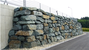 Pannonia Green Natural Rock Garden Dry Walls, Retaining Walls