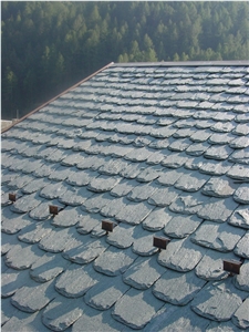 Dorato Valmalenco Quartzite Roof Tiles, Grey Quartzite Roofing Tiles