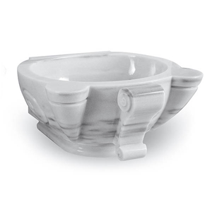 Exclusive Marble Basin - Afhkf-215, White Marble Round Basins, Afyon White Marble Basins, Bathroom Sinks