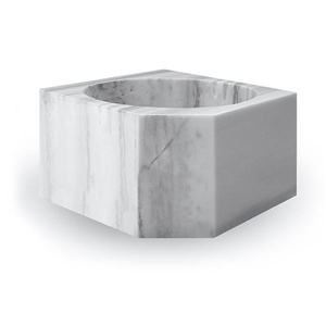 Exclusive Marble Basin - Afhkm-1202, White Marble Round Basins, Afyon White Marble Basins, Bathroom Sinks Turkey
