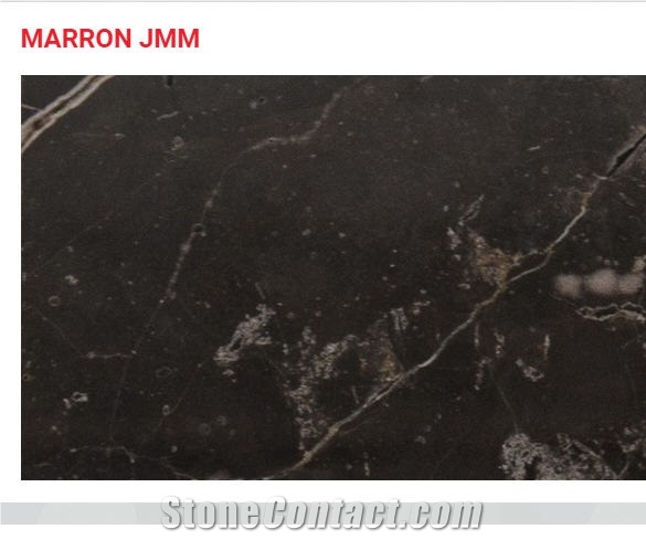 Marble Marron Jmm Marble, Brown Polished Marble Floor Tiles, Covering Tiles Morocco