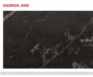 Marble Marron Jmm Marble, Brown Polished Marble Floor Tiles, Covering Tiles Morocco