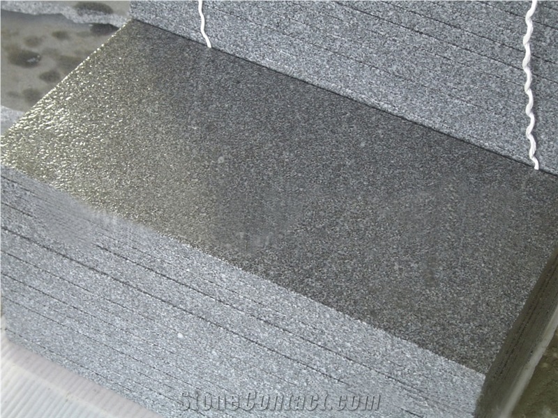 Dark Grey Granite Slabs & Tiles, G654 Grey Granite