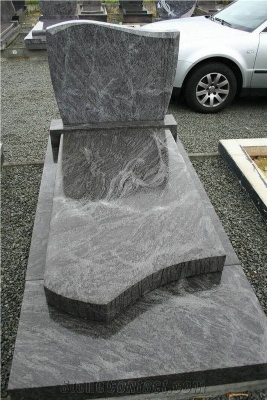 Shanxi Sesame Black Granite Monument & Tombstone, Engraved Tombstones
