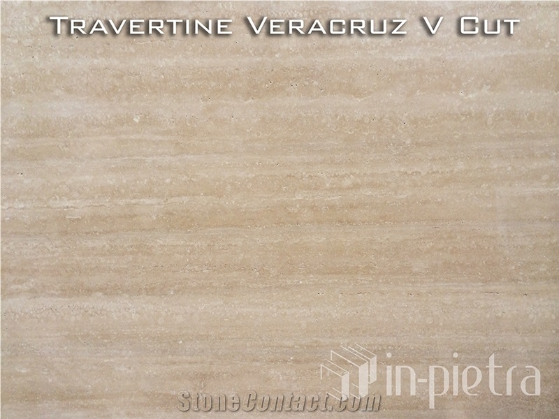 Durango Veracruz Travertine Vein Cut, Beige Travertine Flooring and Walling